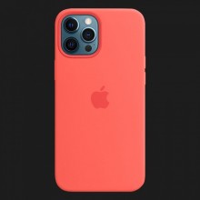 iPhone 12 Pro Max Silicone Case — Pink Citrus