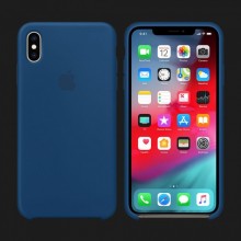 iPhone X Silicone Case — Blue Horizon