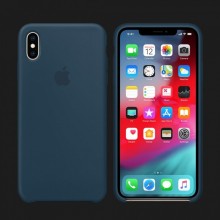 iPhone X Silicone Case — Pacific Green