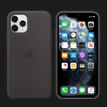 iPhone 11 Pro Max Silicone Case-Black