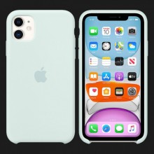 iPhone 11 Silicone Case — Seafoam