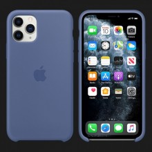iPhone 11 Pro Silicone Case-Linen Blue (Original Assembly)