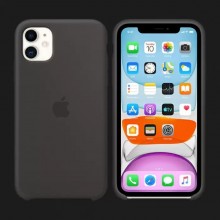 iPhone 11 Silicone Case — Black