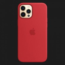 iPhone 12 Pro Max Silicone Case with MagSafe - (PRODUCT)RED