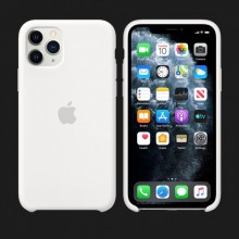 iPhone 11 Pro Max Silicone Case-White