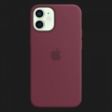 iPhone 12 Silicone Case Plum