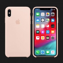 iPhone X Silicone Case — Pink Sand