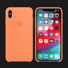 iPhone XS Silicone Case — Papaya