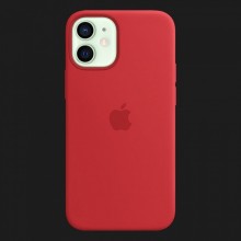 iPhone 12 Silicone Case with MagSafe - (PRODUCT)RED