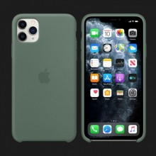 iPhone 11 Pro Max Silicone Case-Pine Green