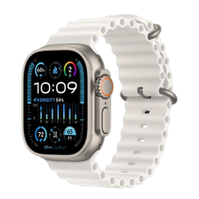 Apple Watch Ultra 2 49mm GPS + LTE Titanium Case with White Ocean Band