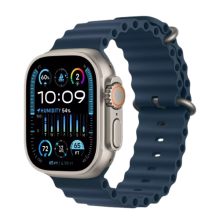 Apple Watch Ultra 2 49mm GPS + LTE Titanium Case with Blue Ocean Band (Open Box)