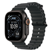 Apple Watch Ultra 3 GPS + LTE, 49mm Black Titanium Case with Black Ocean Band (MF0J4)