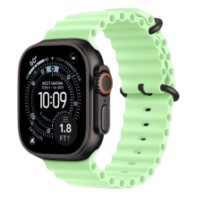 Apple Watch Ultra 3 GPS + LTE, 49mm Black Titanium Case with Neon Green Ocean Band