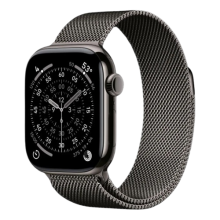 Apple Watch Series 11 GPS, 46mm Slate Titanium Case with Slate Milanese Loop (M/L)