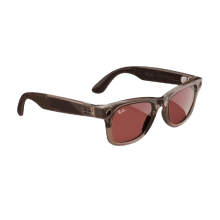 Смарт-очки Ray-Ban Meta Wayfarer Shiny Warm Stone/Transitions Watermelon Red (RW4008 6705P553)