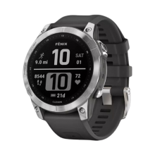 Garmin Fenix 7 Silver with Graphite Band