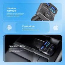 АЗП Proove FM Launcher Luxor SE 36W (PD+QC3.0) Type-C+USB