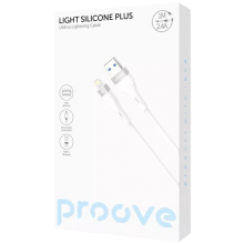 Кабель Proove Light Silicone Plus USB to Lightning 2.4A (1m)